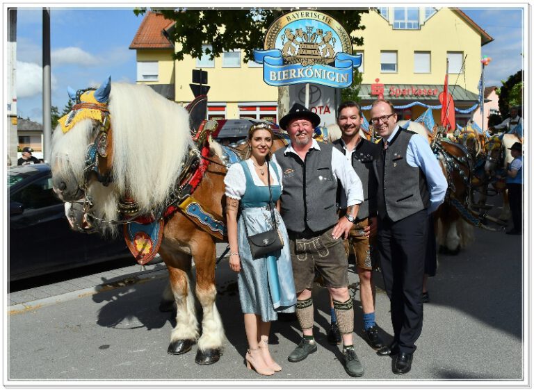 Mehr über den Artikel erfahren Bayrische Bierkönigin und Graf Arco in Nobby’s Biergarten